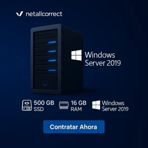 Servidor instancia windows 2019 vmok